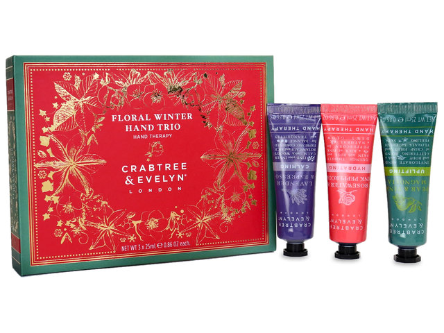 mother's day Gift Accessories - Crabtree & Evelyn Floral Winter Hand Trio - SE0124A3 Photo
