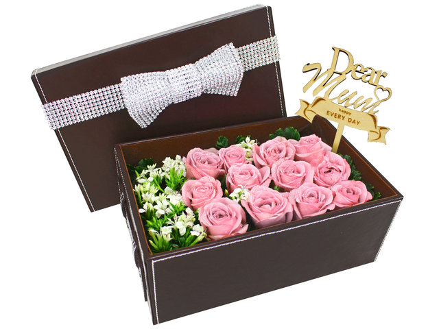 Order Flowers in Box - Mother's Day Box Flower - Simple Surprise MF03 - MP1477 Photo